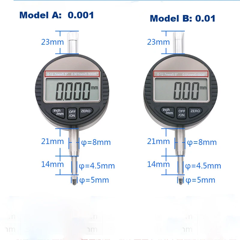 0-12,7 мм Электронный микрометр 0,01 мм и 0,001 цифровой микрометр циферблат индикатор глубина измерительные инструменты