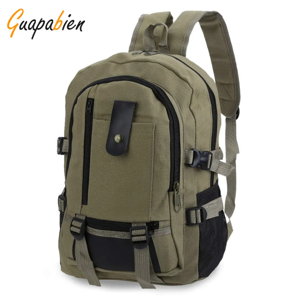 Guapabien New Multi function 2016 High Quality Canvas Men Backpacks