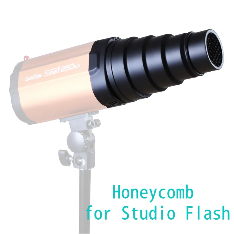 

Conical Snoot Honeycomb for Studio Flash/Monolight/Strobe GY ect small