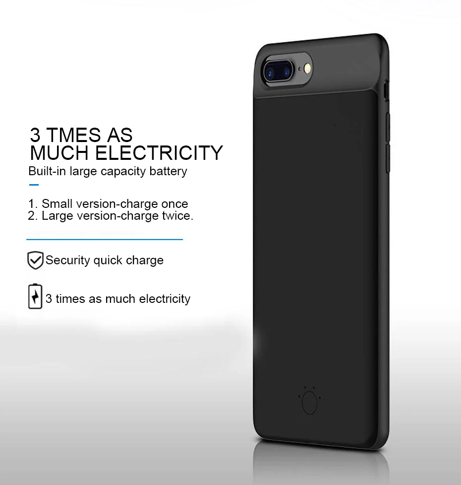 IST Battery Charger Case For iPhone 6 7 8 6s Plus Battery Cases Power Bank Cases For iPhone 6 7 8 6s Battery Slim Charging Case (8)