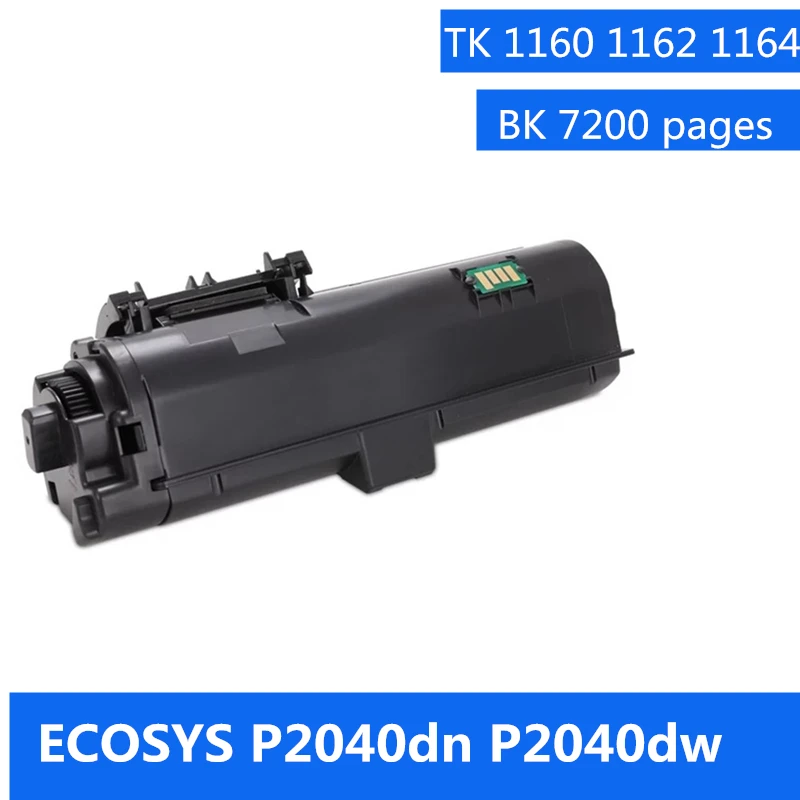 TK 1160 1162 1164 bk 7 2 k для Kyocera ECOSYS P2040dn P2040dw P2040 P 2040dn 2040dw 2040|Картриджи с тонером| |