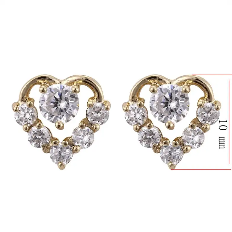 gold small ear tops designs with price