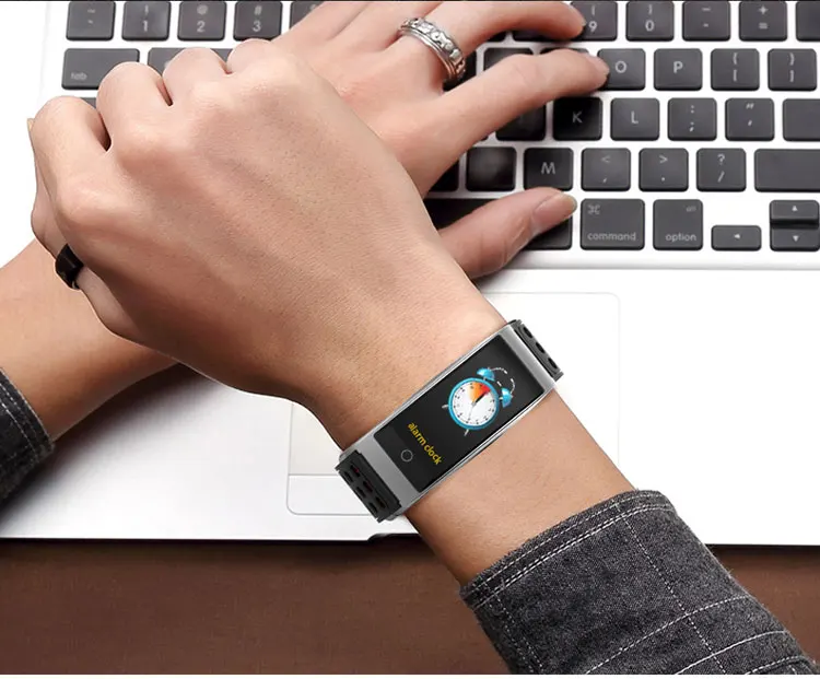 Мужской смарт-Браслет фитнес-браслет монитор сердечного ритма кровяное давление часы ЭКГ+ PPG смарт-браслет ЭКГ часы Смарт для IOS Android
