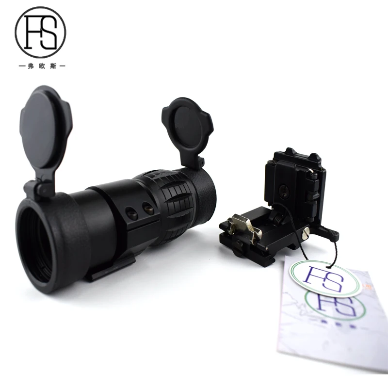 

Tactical 3x Magnifier Scope Airsoft Air Gun Rifle Scope Compact Military Shooting Hunting Magnifier For 20mm Rail Rifle