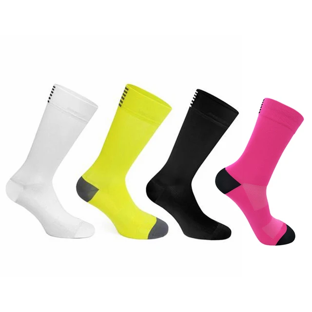 PROFESSIONAL SOFT BREATHABLE UNISEX OUTDOOR SPORTS CYCLING RACING BICYCLE SOCKS