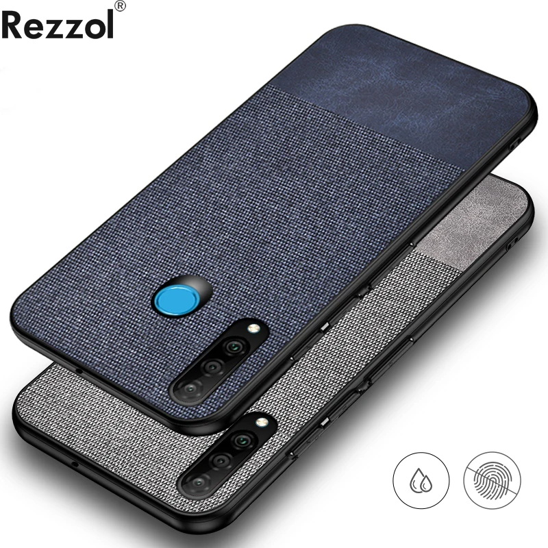 

For OPPO Realme 3 Case Fabric Cloth Silicone TPU Bumper Hard PC Back Cover For Realme 3 Realme3 Phone Case Fundas