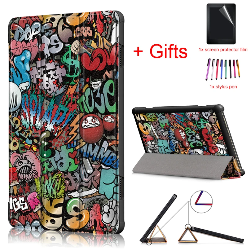

Slim Funda Case for Lenovo Tab M10 TB-X605F TB X605F 10.1" Tablet 2019 Magnet PU Leather Stand Cover for Lenovo Tab M10 Case