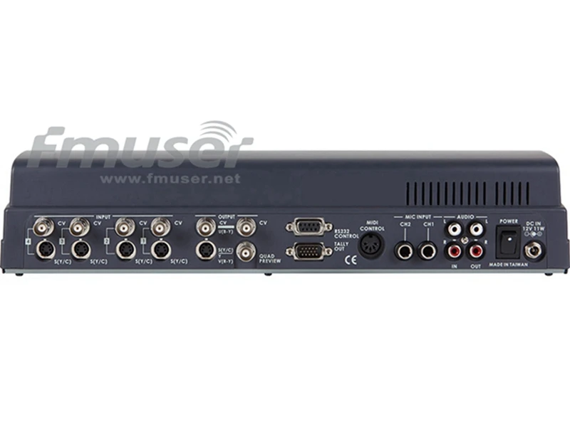 FMUSER SE-500 4-Channel Digital Video Switcher4