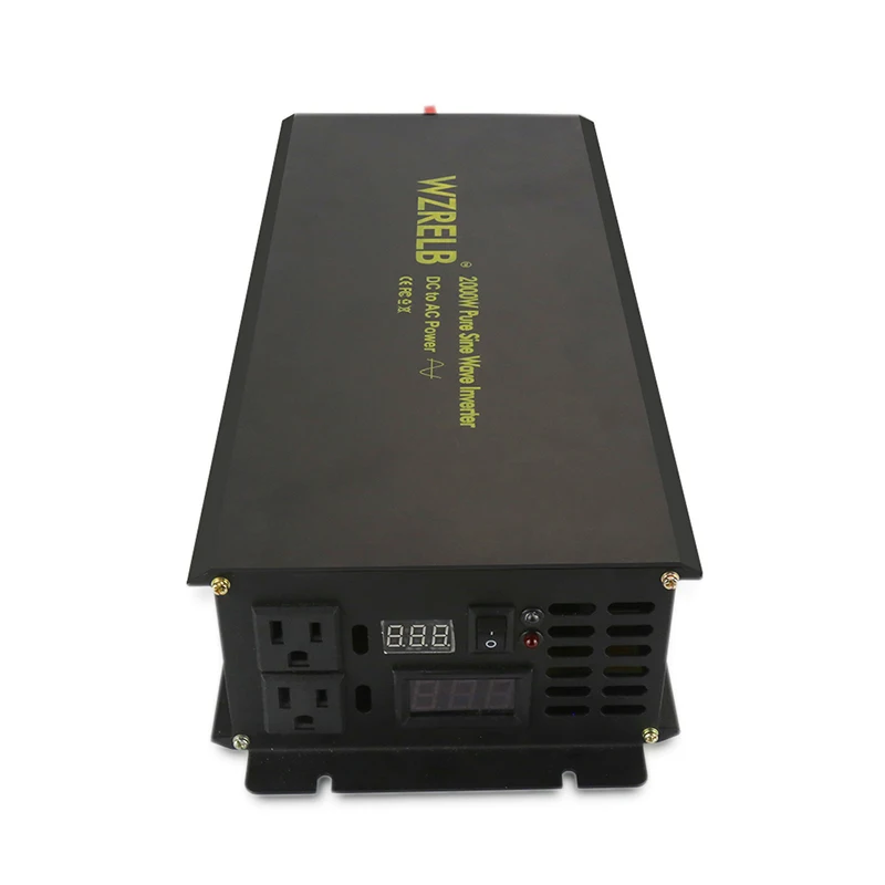 2000 W Off Grid czysta sinusoida Solar Inverter 12 V 220 V inwerter akumulatorowy transformator 24 V/36 V /48 V/96 V/110 V DC do 120/230 V/240 V AC 2000 W Off Grid czysta sinusoida Solar Inverter 12 V 220 V inwerter akumulatorowy transformator 24 V/36 V /48 V/96 V/110 V DC do 120/230 V/240 V AC