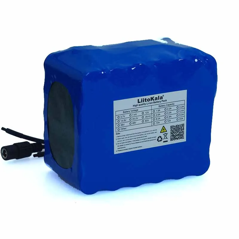 LiitoKala 24 v 10Ah 6S5P 18650 литий-ионная батарея 25,2 v 10000 mah Электрический велосипед/Электрический аккумулятор мопедный аккумулятор