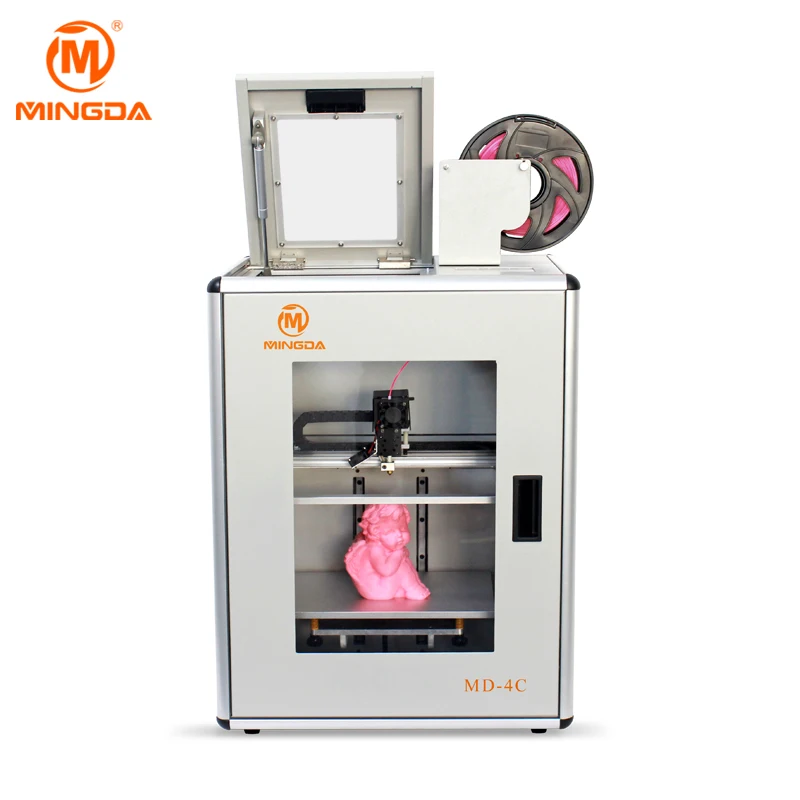 

High Precision Mingda Md-4C 3D Printer 110/220V 700W 3D Printer Machine Full Enclose 3D Model Making Machine Md-4C