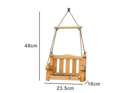 Британский ретро качели кормушка для птиц садовая вилла украшения открытый птичий домик Гамак Декор гнездо наблюдения