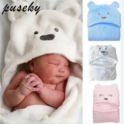 Симпатичные животные Форма Детские Халат с капюшоном банное полотенце из флиса для получения одеяло новорожденных овладеть быть дети