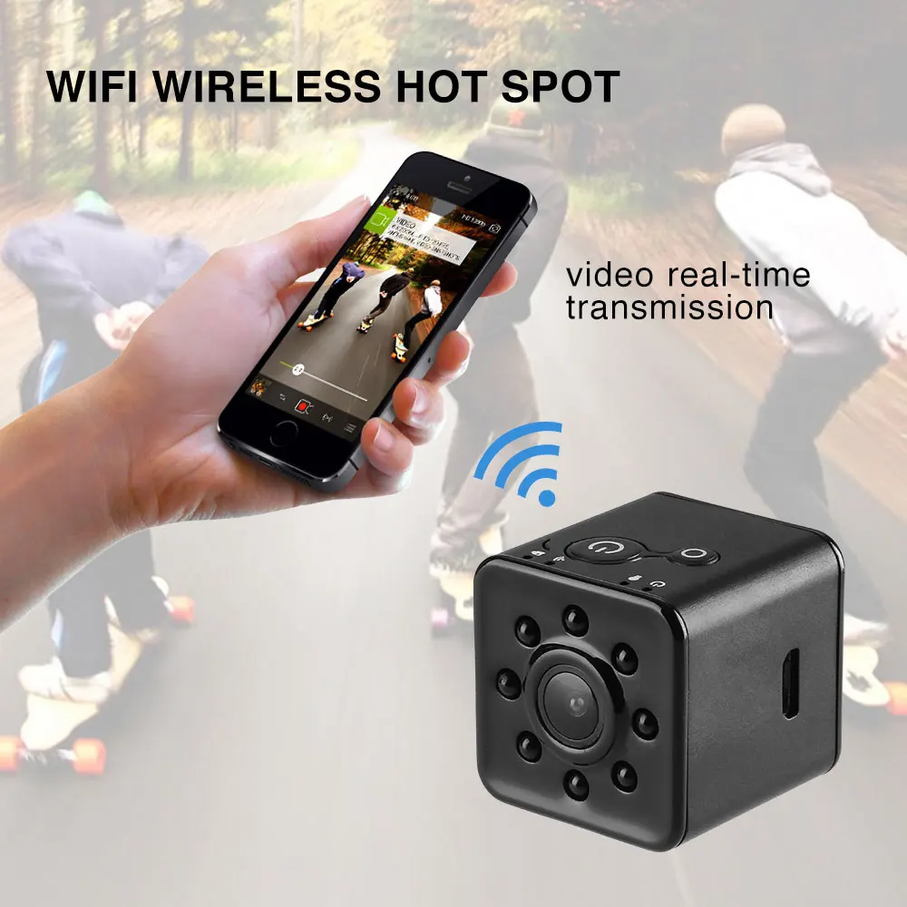 Mini Cam WIFI Camera SQ13 FULL HD 1080P Night Vision Waterproof shell CMOS Sensor Recorder Micro Hidden Surveillance Camcorder Mini Cam WIFI Camera SQ13 FULL HD 1080P Night Vision Waterproof shell CMOS Sensor Recorder Micro Hidden Surveillance Camcorder