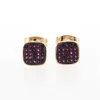 SUNSLL-pendientes de circonita cúbica Multicolor para mujer, alfileres de Cobre de Color dorado, joyería para fiesta, joyas de Cobre CZ ► Foto 2/6