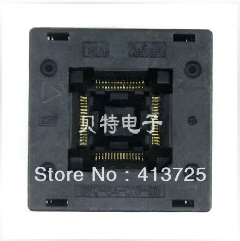 

Original block OTQ-64-0.5-05 burning test, QFP64 switching adapter