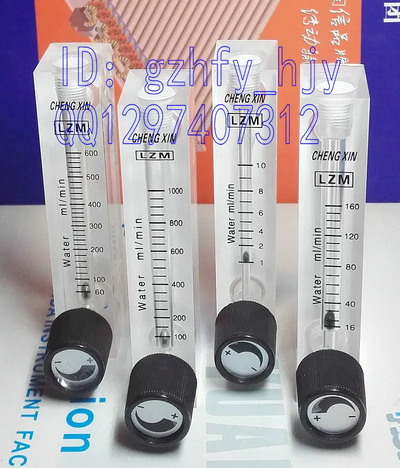 lzm-6t-adjustable-panel-type-flowmeter-water-liquid-micro-flow-16~160ml-min-ml-min