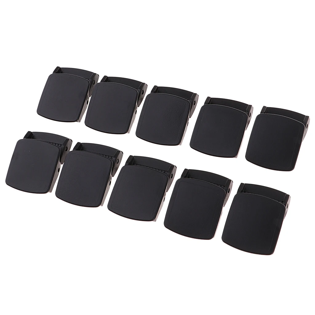 Perfeclan 10 Pack Outdoor Cam Flap Buckles Cargo Tie Down Strap Rope Wire Connectors Plastic Quick Release Adjusters