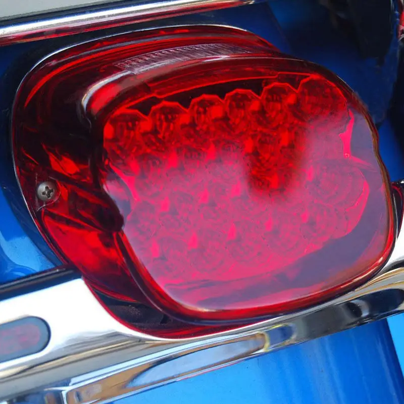 GOLDRUNWAY Red LED Tail Brake Light Harley Touring Electra FLTR Road
