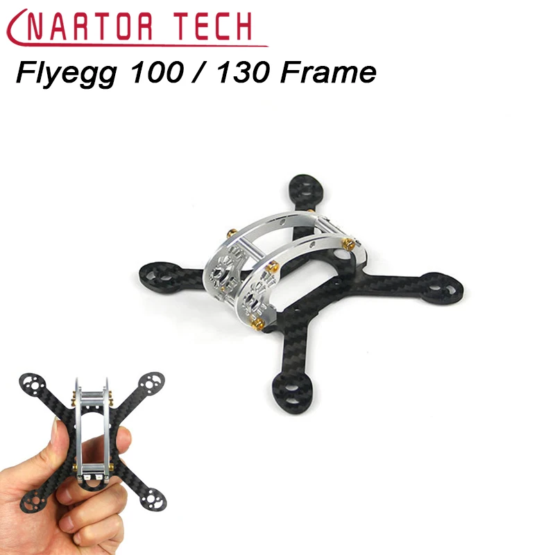 

Flyegg New Arrival 100 / 130 Kit Body Frame for KingKong Mini FPV RC Aircraft Quadcopter