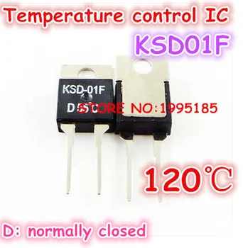 

10pcs/lot KSD01F D120 120 degree 120 C Temperature control IC TO220