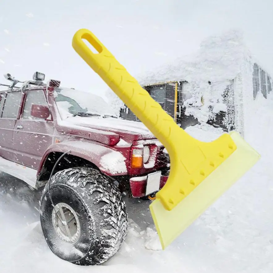 

Snow shovel Car Vehicle Durable Snow Ice Scraper Snow Brush Shovel Removal For Winter blue ABS Easy to use economical Z1206 5up