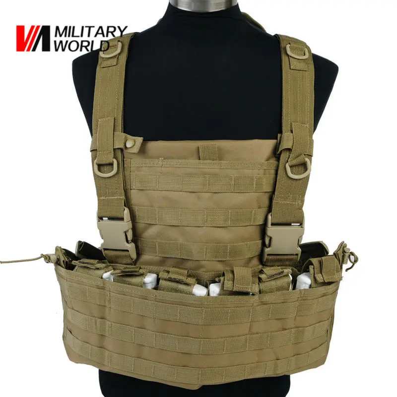 

Airsoft Molle 600D Nylon Tactical Vest with Hydration/MagazinePouch Military Camouflage Shooting Hunting Vests Men Sportswear $