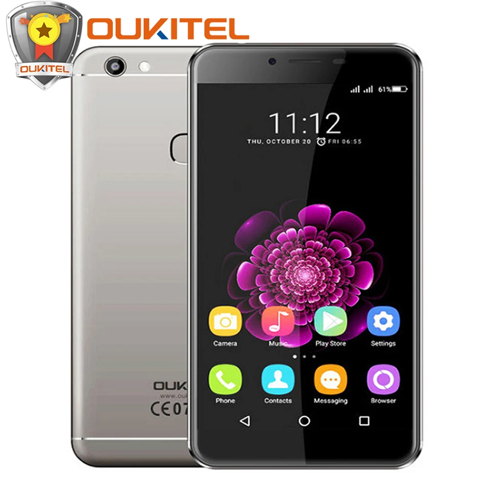 Oukitel U15S Mobile Phone 4G 32G MTK6750T Octa Core Cellphone Android 6 0 FingerPrint 13MP Camera