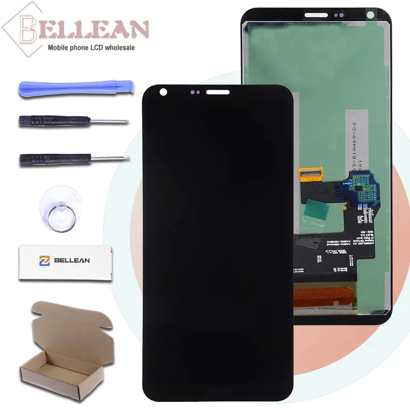 

Catteny Promotion M703 M700Y M700H Q6A Display For LG Q6 M700 Lcd Display Touch Screen Digitizer Assembly+Frame