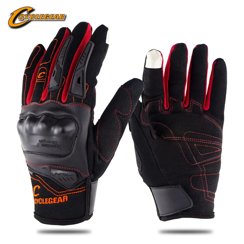 CYCLEGEAR CG668 дышащие перчатки для мотокросса по бездорожью Guante противоскользящие мотоциклетные перчатки с сенсорным экраном перчатки для мотоцикла летние