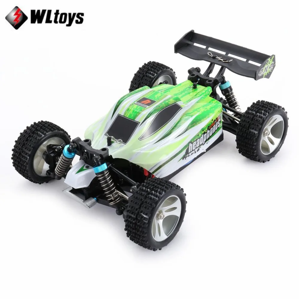 

WLtoys A959-B RC Car 2.4G 1/18 Full Proportional Remote Control 4WD Vehicle 70KM/h High Speed Electric RTR Off-road Buggy fi