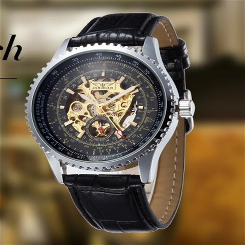 

Hot New Fashion Men Wristwatches Clock Hot Gold Core Mechanical Watches For Both Men And Women Black White Free Shipping