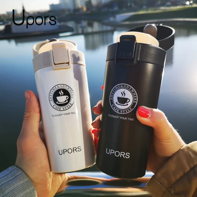 UPORS Premium Travel Coffee Mug Stainless Steel Thermos Tumbler Cups Vacuum Flask thermo Water Bottle Tea UPORS Premium Travel Coffee Mug Stainless Steel Thermos Tumbler Cups Vacuum Flask thermo Water Bottle Tea Mug Thermocup
