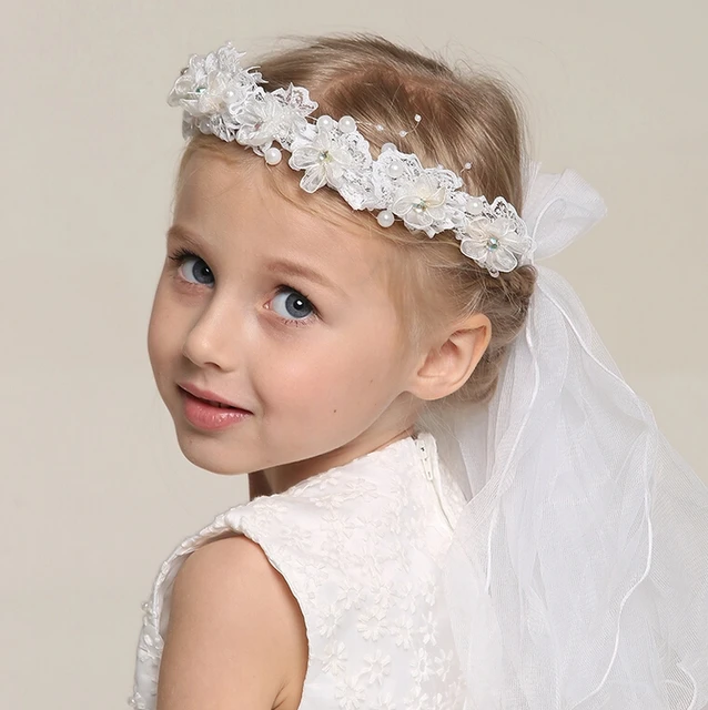 Buy Baby kids flower headband wedding flower girls