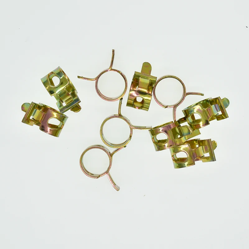 6mm Spring Fuel Oil Water Hose Clip Pipe Tube for Band Clamp Metal Fastener