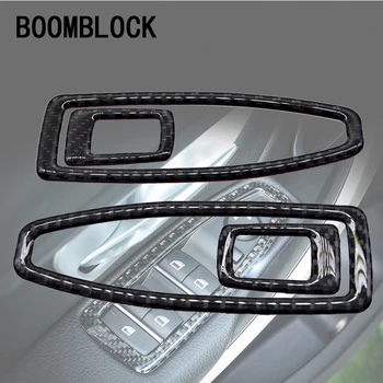 

BOOMBLOCK Car Cover For BMW F30 F35 Accessories For BMW 3-Series 320i 328i GT Carbon Fiber Door Window Switch Sticker