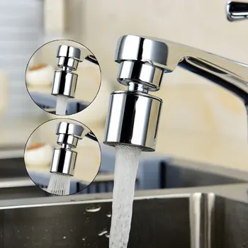 

360-Degree Swivel 2-Flow Water Faucet Mixer Adapter Aerator Water Saving Aerator Nozzle Appliances For The Kitchen