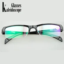 Женские и мужские очки с половинной оправой, очки для близорукости, смола, высокое качество, дешевые черные очки по рецепту-1,0-1,5-2, 5 очков для мужчин, минус линзы