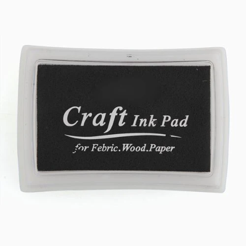 Sweet Center Black Ink Pad Inkpad Rubber Stamp Finger Print Craft Non Toxic font b Baby