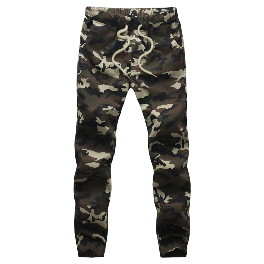 M-5X 2020 Mens Jogger Autumn Pencil Harem Pants Men Camouflage Military Loose Comfortable Cargo Trousers Camo Joggers | Мужская одежда