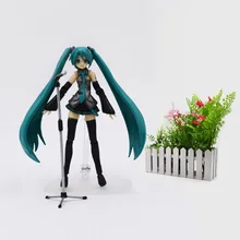 Anime Hatsune Miku Figma 014 Figure PVC Action Figure Collectible Model Christmas Gift Toys For Children