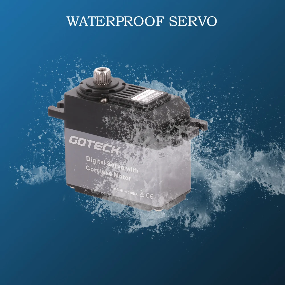 

HC1621SG Metal Gear High Torque 20KG Digital Servo with Coreless Motor Waterproof for RC Car Helicopter Boat Robot