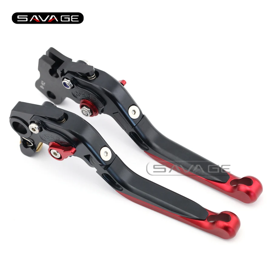 

For DUCATI Scrambler 2015, HYPERMOTARD 939 2016-2017 Black+Red Motorcycle Adjustable Folding Extendable Brake Clutch Levers