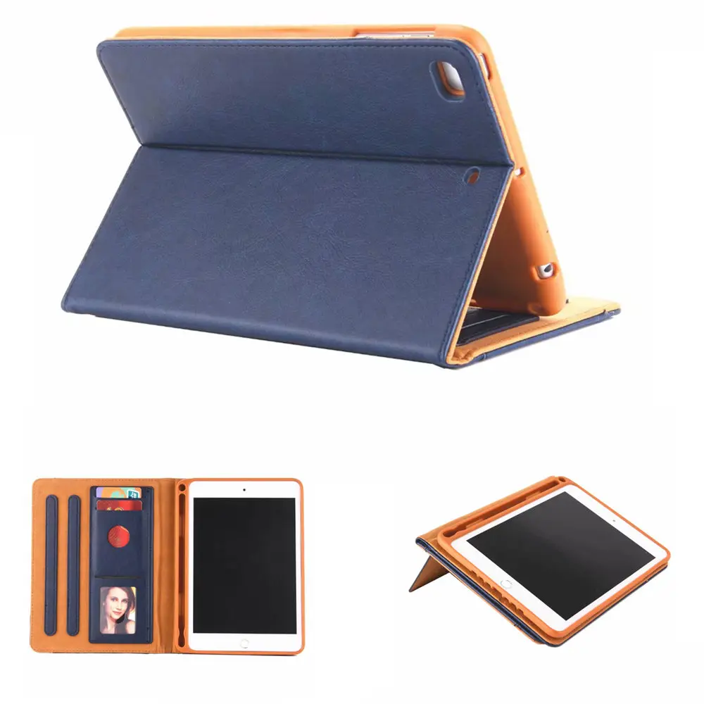 

Case for iPad Mini 5 2019 with Pencil Holder Soft TPU Back Cover with Auto Sleep/Wake for iPad Mini 1 2 3 4 5 7.9 inch Tablet