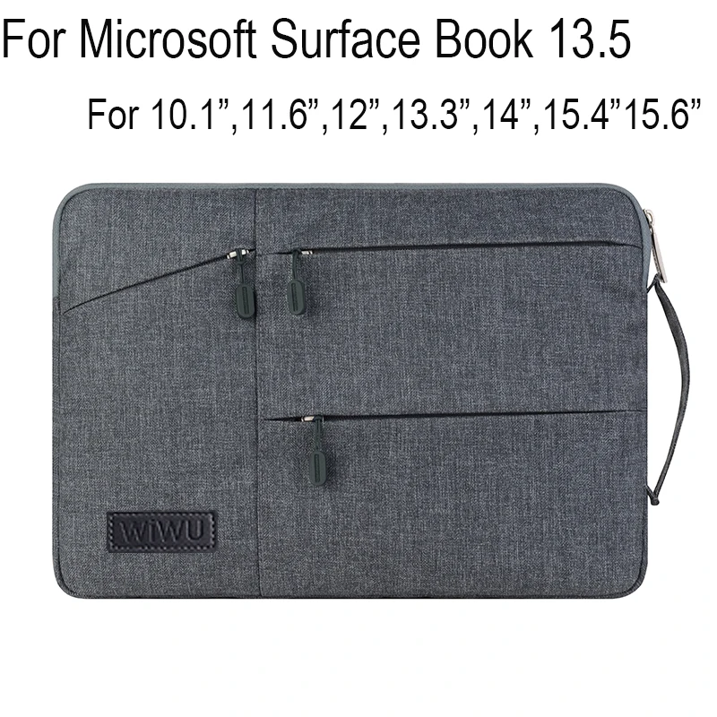 

Creative Design Laptop Sleeve Pouch For Microsoft Surface book 13.5 inch laptop High-capacity Bag Tablet Notebook Pouch