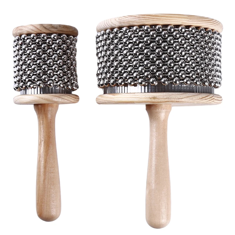 

HOT Wooden Cabasa Percussion Band Student Children Kid Instrument Pop Hand Shaker Percussion
