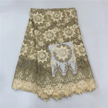 

High Quality African Lace Fabric Net 2019 French Lace Fabric Tulle With Stones Nigerian Lace Fabric For Wedding Dress rf65-1906