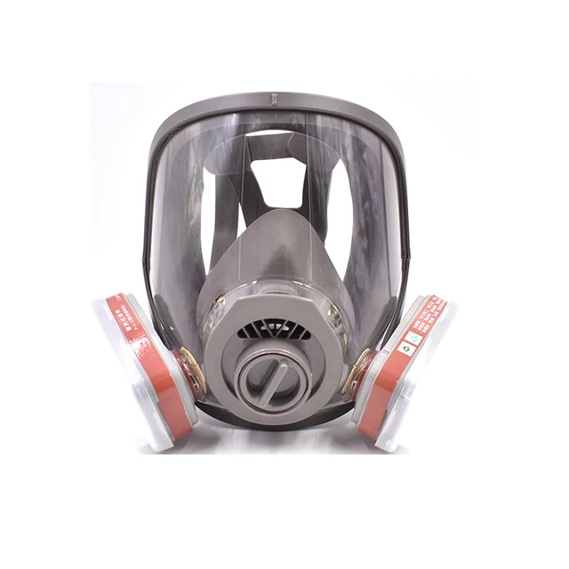 Gas Mask Full Facepiece Cartridge Respirator Breathing N95 Mask