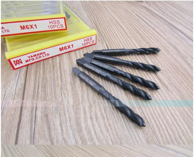 

M6X1 / 10pcs Black oxide of the spiral thread taps M6X1 / 10pcs sell