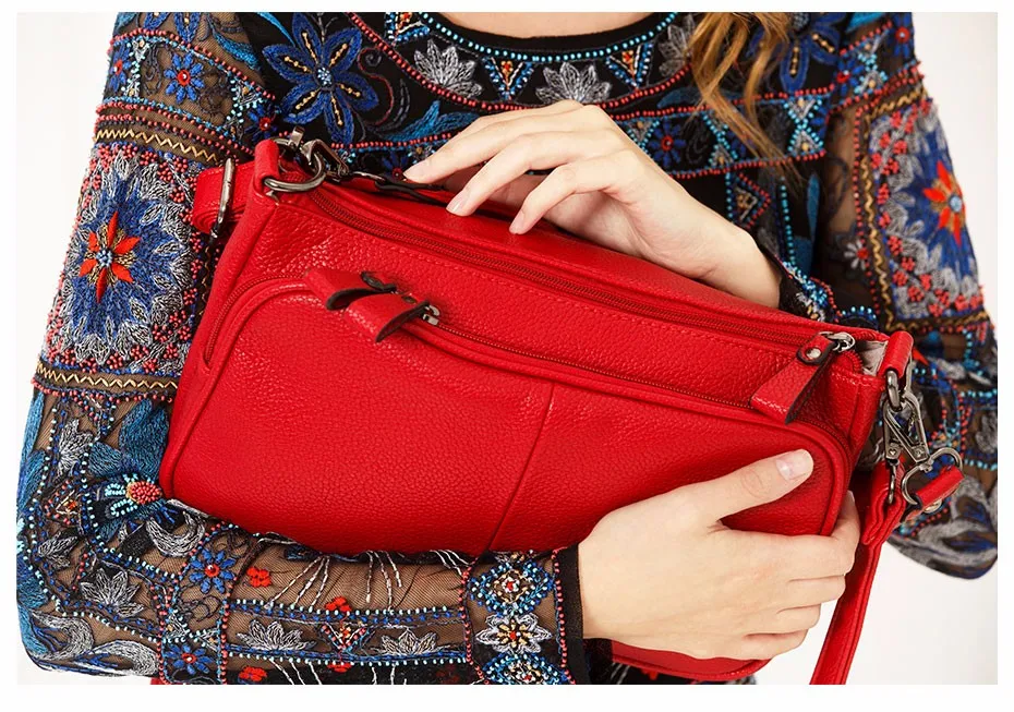 AMELIE GALANTI casual shoulder bag solid color multifunction versatile fashion soft bag zipper long straps crossbody bag 2016 (10)